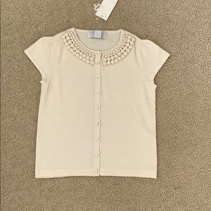 NWT cashmere Design History short sleeve sweater